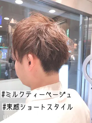 ショート カラー ヘアアレンジ メンズ メンズパーマ特化/ メッシュ/薫/店長のヘアスタイル