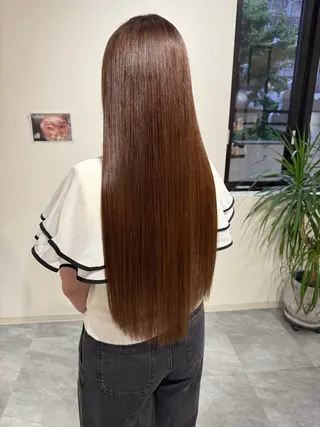 ロング カラー ツチイ リョウタのヘアスタイル