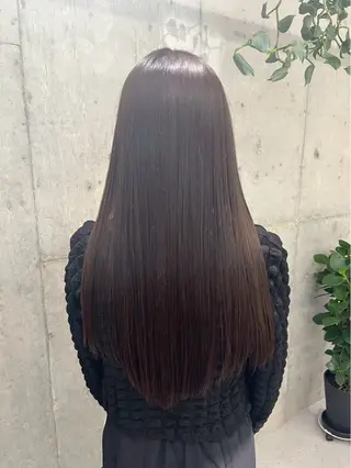 ロング カラー 蔵本 仁のヘアスタイル