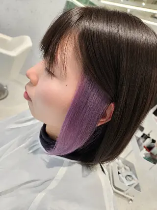 ショート ♡ミルクティー♡ ♡ストレート♡メンズのヘアスタイル