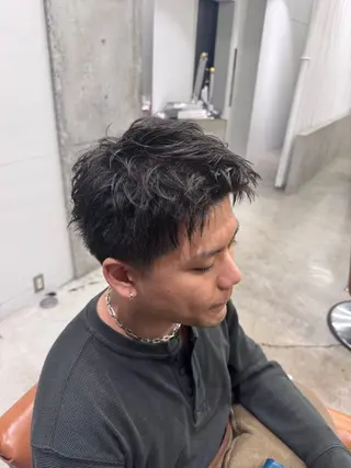 ショート tomoメンズ特化 /パーマ/カットのヘアスタイル