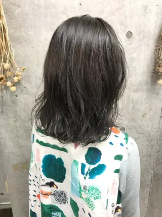 ミディアム カラー ヘアアレンジ Satsuki ✂︎♡のヘアスタイル