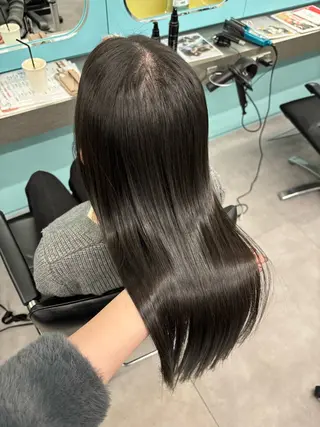 ロング Mio/韓国風/ ショートカットのヘアスタイル