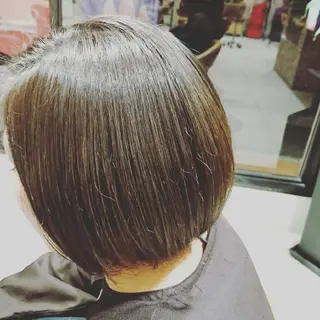 ショート カラー EARTH所沢店長 髪質改善 岡本 勇人のヘアスタイル