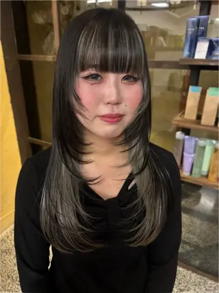 ロング zerohair むらなかあやね🐰ᩚのヘアスタイル