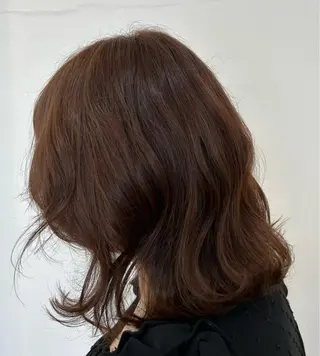 ミディアム カラー 田村 美沙子のヘアスタイル
