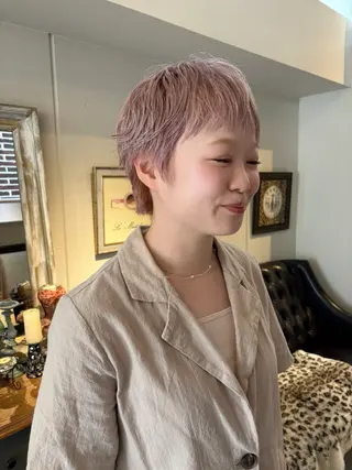 ショート カラー ichika/福岡 /透明感カラー🤎のヘアスタイル