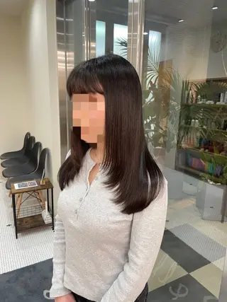 セミロング レイヤーカット 🌱 はるかのヘアスタイル