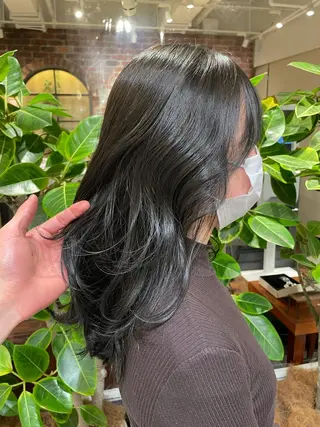 ロング カラー 髪質改善🪄 イルミナカラー岩谷のヘアスタイル