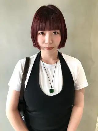 ショート ハイトーン fev/Rionのヘアスタイル