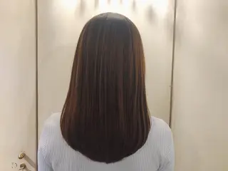 セミロング 原口 美樹のヘアスタイル