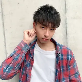 ショート 【メンズ特化】 カット・パーマ野上のヘアスタイル