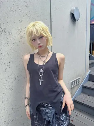 ショート カラー 💎透明感カラー特化 💎TAISEIのヘアスタイル