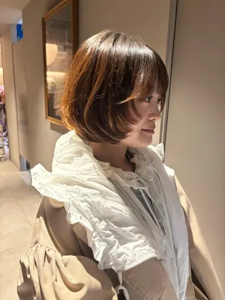 ショート ボブ/艶カラー Rako.のヘアスタイル