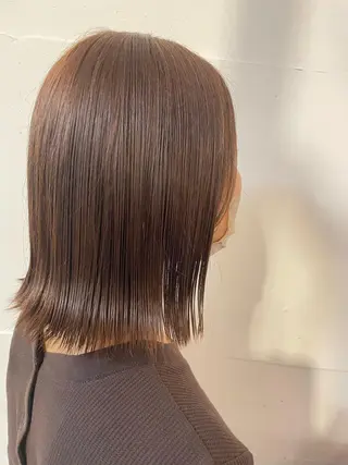 ミディアム カラー 💛🤍U too e’s /店長🧸のヘアスタイル