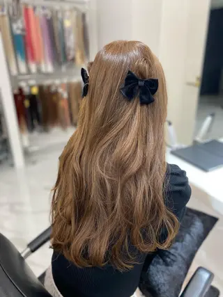 ロング カラー haruka /韓国レイヤーのヘアスタイル