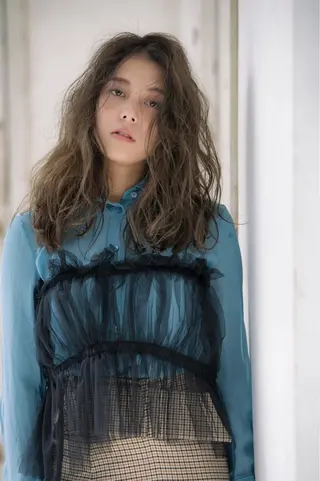 セミロング カラー Bonheur umedaのヘアスタイル