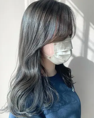 ロング カラー hubhair レイヤー/透明感のヘアスタイル