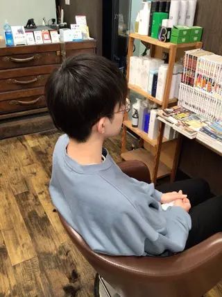 ショート 香川 裕基のヘアスタイル
