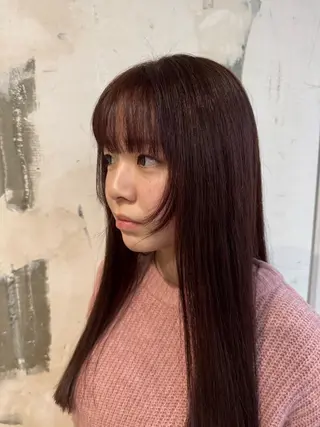 ロング カラー 平松 和泉のヘアスタイル