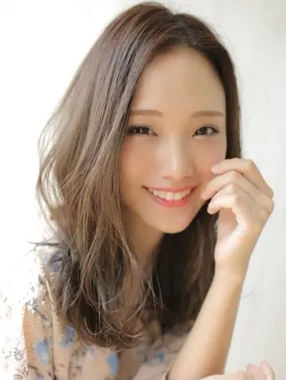 セミロング 川崎 恭平のヘアスタイル