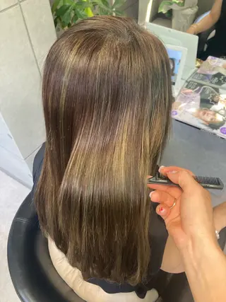 ロング 髪質改善☺︎縮毛矯正 ふじい まりんのヘアスタイル