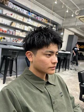 ショート メンズ HANGOUT/だん 短髪指名No.1のヘアスタイル