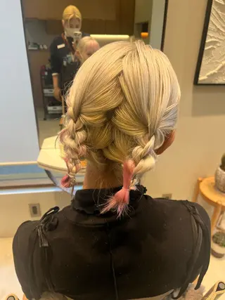 ミディアム ヘアアレンジ ramphy 柴原 夢奈のヘアスタイル