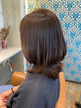 ミディアム カラー ママ美容師 Tsuchiyaのヘアスタイル