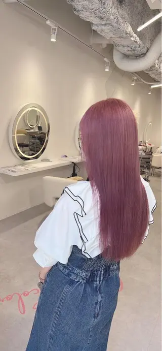 ロング カラー ハイトーン特化サロン 💎MOCA💎のヘアスタイル