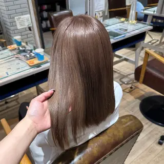 セミロング カラー 🍀ブリーチ/艶カラ ー🍀 コイケのヘアスタイル