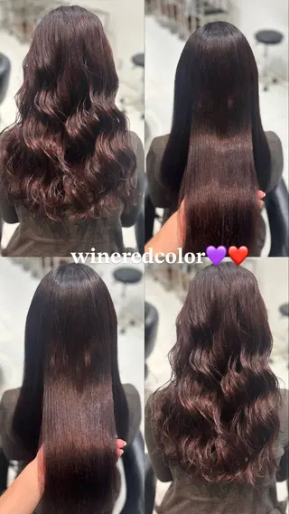 ロング 💞韓国カラー💞 あやかのヘアスタイル