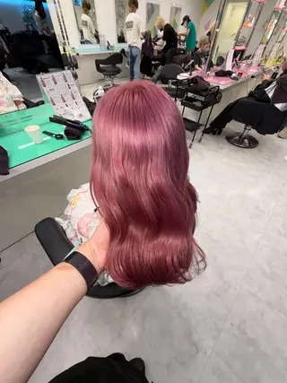 カラー 🫧モテる💗ダメー ジレスハイトーン🫧のヘアスタイル