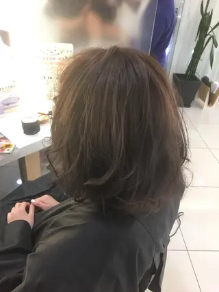 ミディアム カラー 広がり、まとまらない お悩み改善/ 中田のヘアスタイル