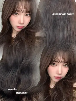 ロング カラー ︎💕︎rinka/ 韓国レイヤー🥣💕のヘアスタイル