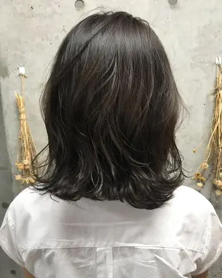 ミディアム カラー ヘアアレンジ Satsuki ✂︎♡のヘアスタイル