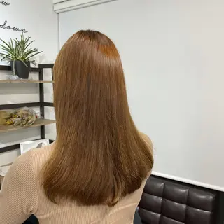 ロング カラー monami 山本華菜のヘアスタイル