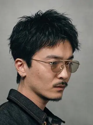 メンズ 安藤幹人 メンズパーマのヘアスタイル