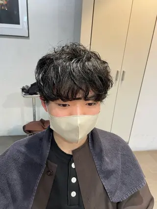 パーマ メンズ 【Gluck】高橋 大治のヘアスタイル