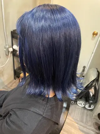 ミディアム カラー La fith 店長 城谷颯人のヘアスタイル