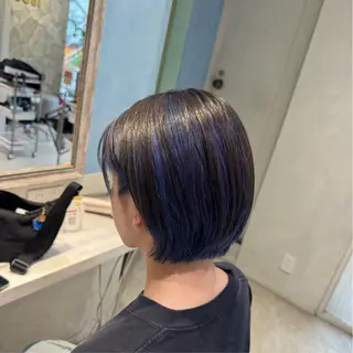 ショート カラー 🦋ブリーチ/カラー 専門AYA💖のヘアスタイル