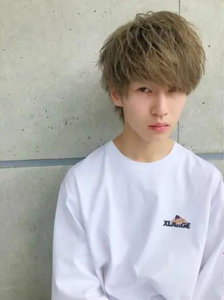 ミディアム カラー パーマ メンズ キッズ メンズ特化美容師 aiの眉毛・アイブロウイメージ