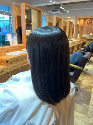 セミロング 高良 日奈子のヘアスタイル