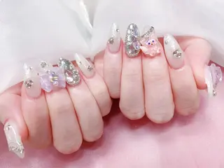 ネイル CeCeGarden ✨️キラキラワンホンのネイルデザイン