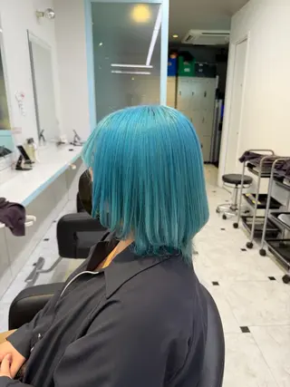 ミディアム カラー ブリーチカラー 🩵MIZUKIのヘアスタイル