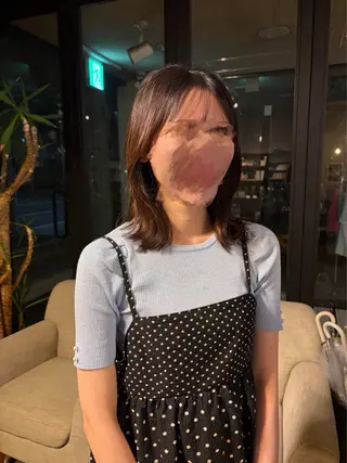 ミディアム 松倉 沙奈のヘアスタイル