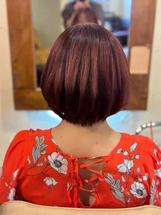 ショート 冨士 美織のヘアスタイル