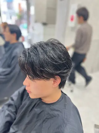 パーマ メンズ SENA 再現性 パーマと縮毛矯正のヘアスタイル