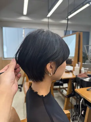 ショート カラー レイヤー/ショート/ 透明感/銀座/れんのヘアスタイル