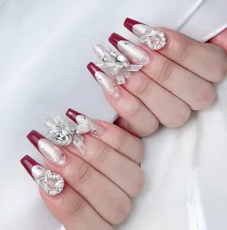 ネイル M🌷nail 長さだし専門店のネイルデザイン